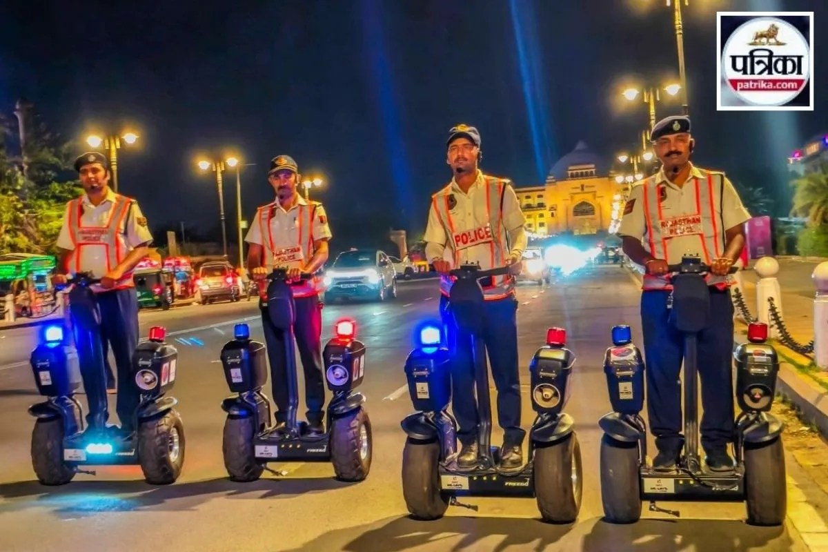 Jaipur News : जयपुर ट्रैफिक पुलिस ने बदला अपना अंदाज, आखिर क्यों हो रही है इन ‘हाई-टेक पहरेदारों’ की चर्चा? | Jaipur Traffic Police Goes High Tech Cops On Hoverboards Spotted Managing Ipl Crowd