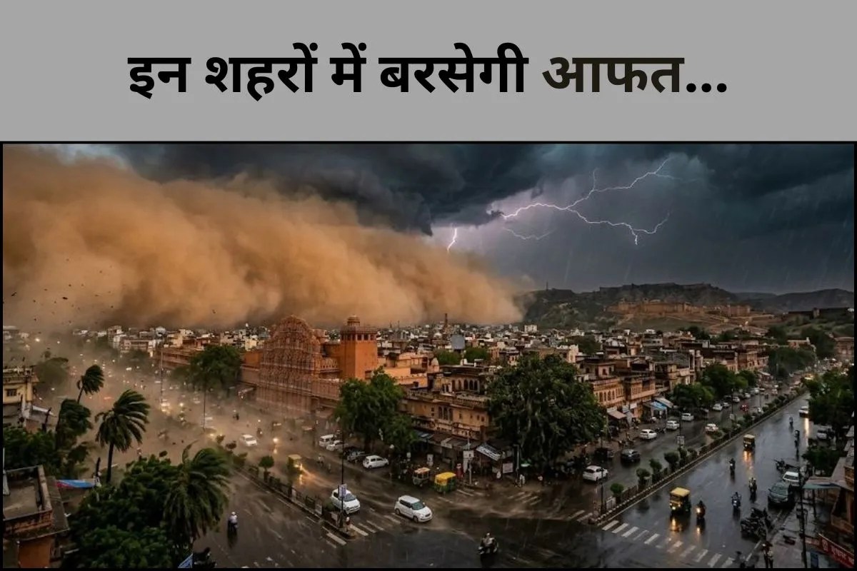 Rajasthan Weather Alert: 70KM की रफ्तार से आएगा ‘महातूफान’! 4 से 10 मई तक आंधी और आकाशीय बिजली का ‘डबल अटैक’ | Rajasthan Weather Update Western Disturbance Storm Alert 4 May To 10 May 2026